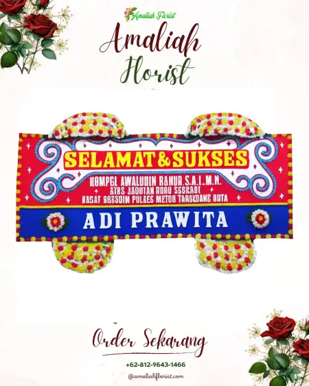 Papan Bunga Ucapan Selamat Prantaan